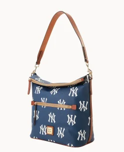 Dooney & Bourke Game Day Ready|Printed Fabric<MLB Large Sac Yankees