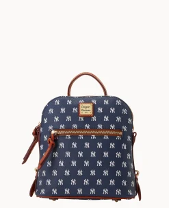 Dooney & Bourke Game Day Ready|Printed Fabric<MLB Small Backpack Yankees