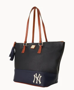 Dooney & Bourke Game Day Ready|Printed Fabric<MLB Tobi Tote Yankees