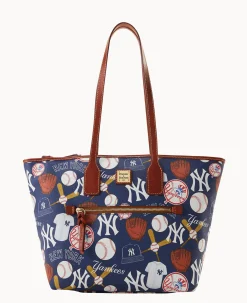 Dooney & Bourke Game Day Ready|Printed Fabric<MLB Tote Yankees