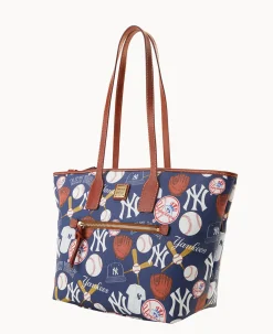 Dooney & Bourke Game Day Ready|Printed Fabric<MLB Tote Yankees