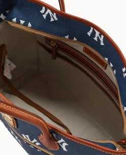 Dooney & Bourke Game Day Ready|Printed Fabric<MLB Tote Yankees