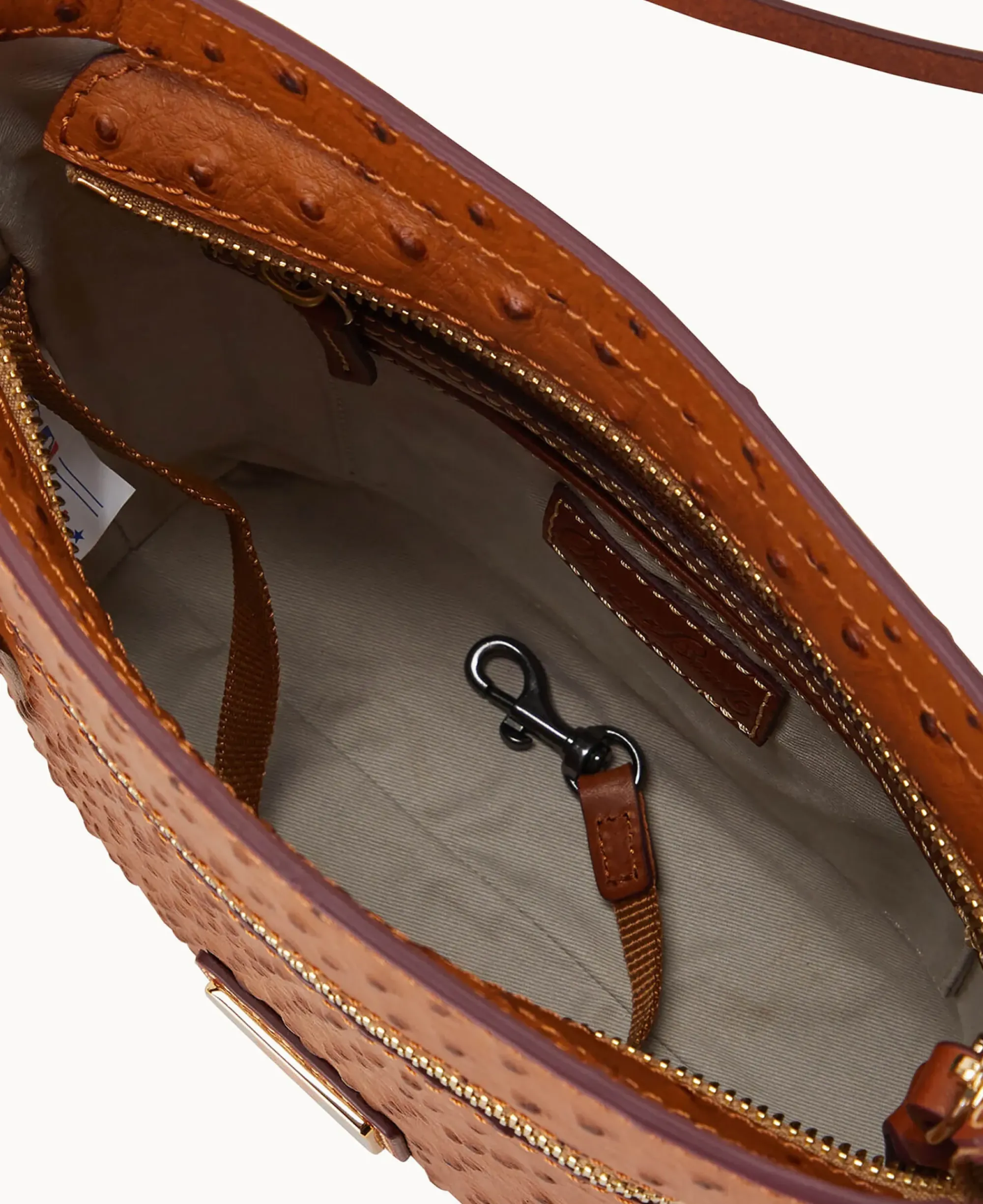 Dooney & Bourke Game Day Ready|Printed Fabric<MLB Zip Crossbody Yankees