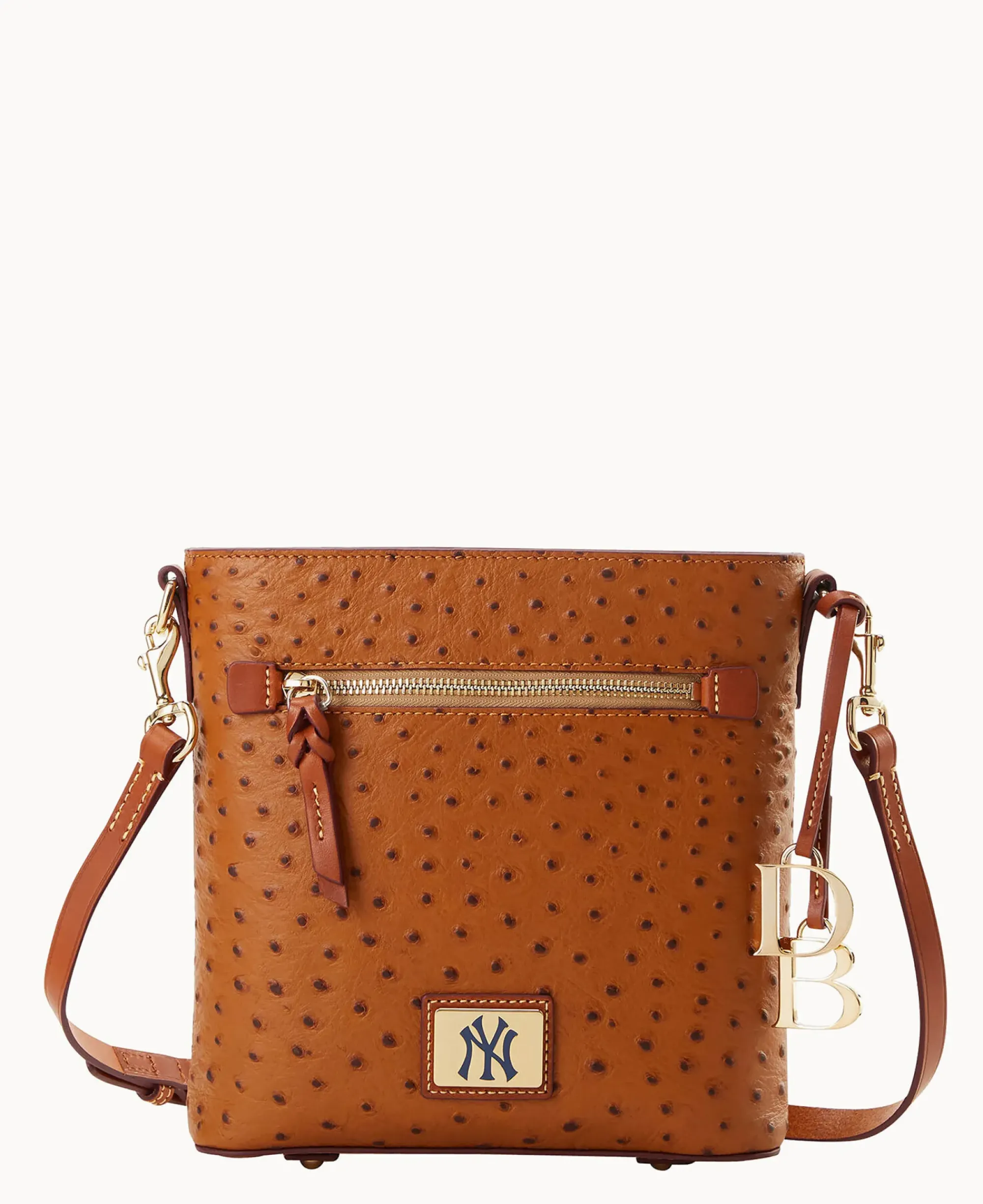 Dooney & Bourke Game Day Ready|Printed Fabric<MLB Zip Crossbody Yankees