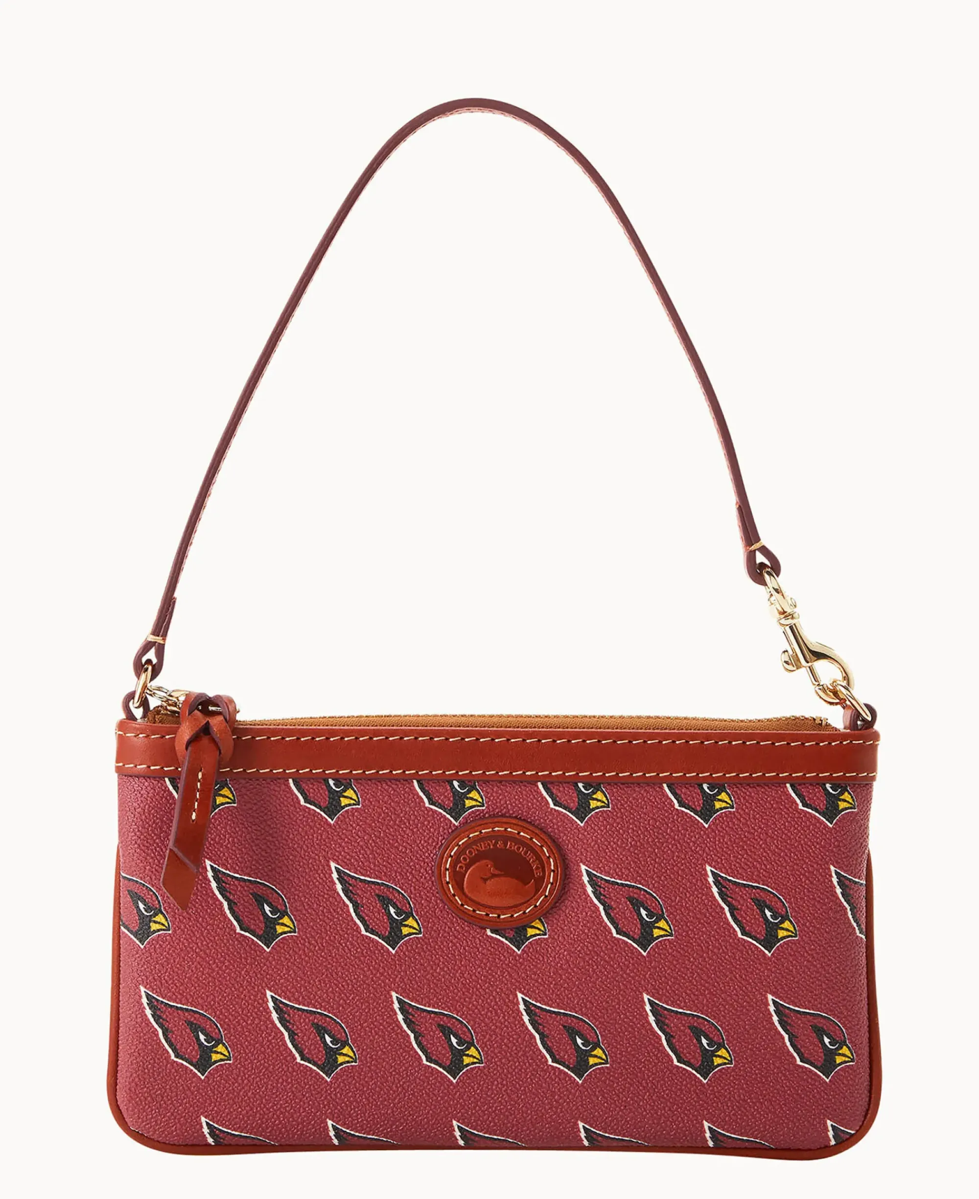 Dooney & Bourke Grab and Go|Wristlets<NFL AZ Large Slim Wristlet Cardinals