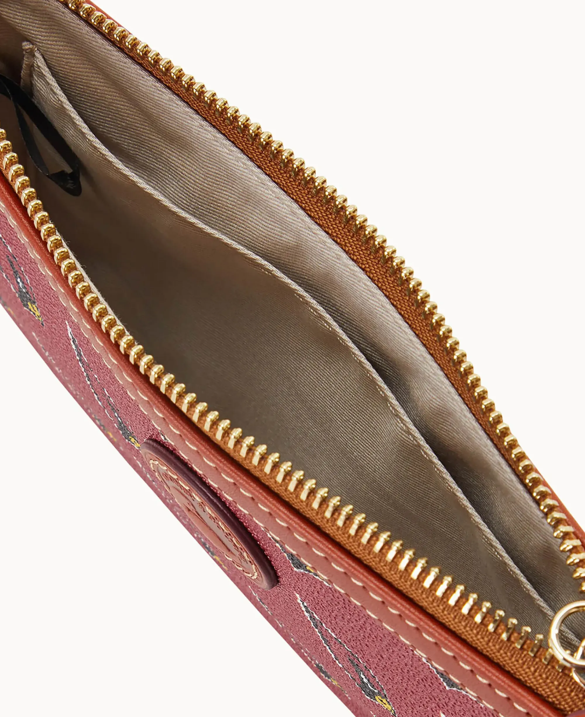 Dooney & Bourke Grab and Go|Wristlets<NFL AZ Large Slim Wristlet Cardinals
