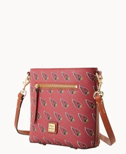 Dooney & Bourke Game Day Ready|Printed Fabric<NFL AZ Small Zip Crossbody CARDINALS