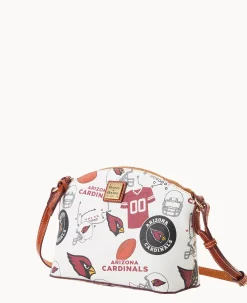 Dooney & Bourke Game Day Ready|Printed Fabric<NFL AZ Suki Crossbody Cardinals