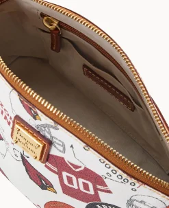 Dooney & Bourke Game Day Ready|Printed Fabric<NFL AZ Suki Crossbody Cardinals