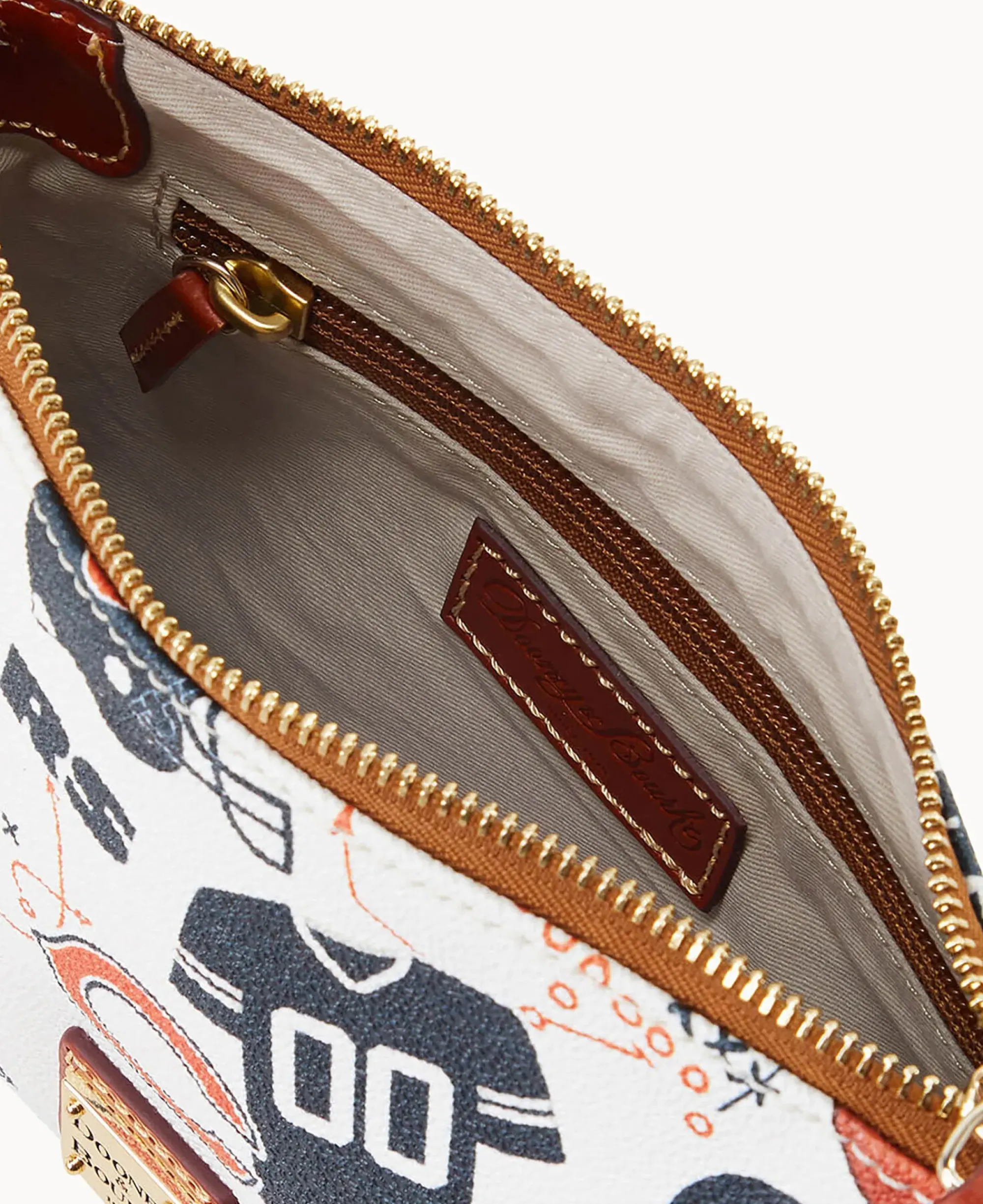Dooney & Bourke Game Day Ready|Printed Fabric<NFL Crossbody Pouchette BEARS