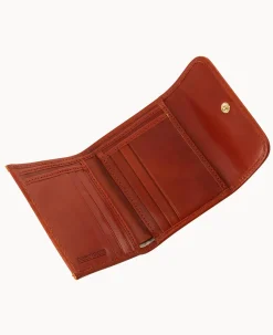 Dooney & Bourke Grab and Go|Wallets<NFL Flap Credit Card Wallet BROWNS