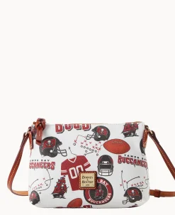 Dooney & Bourke Game Day Ready|Printed Fabric<NFL Crossbody Pouchette BUCCANEERS