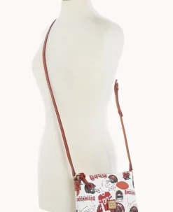Dooney & Bourke Game Day Ready|Printed Fabric<NFL Crossbody Pouchette BUCCANEERS