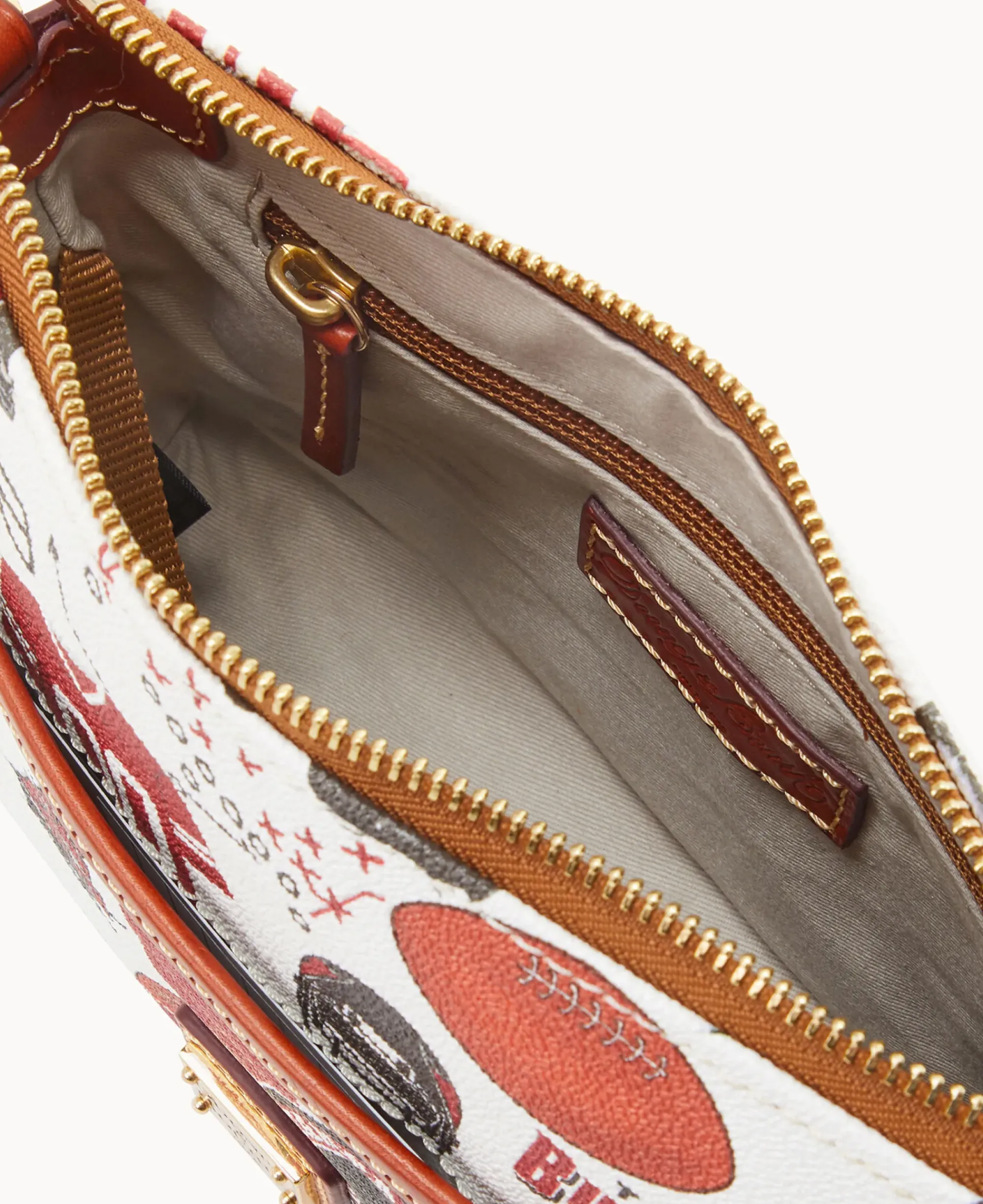 Dooney & Bourke Game Day Ready|Printed Fabric<NFL Ginger Crossbody BUCCANEERS