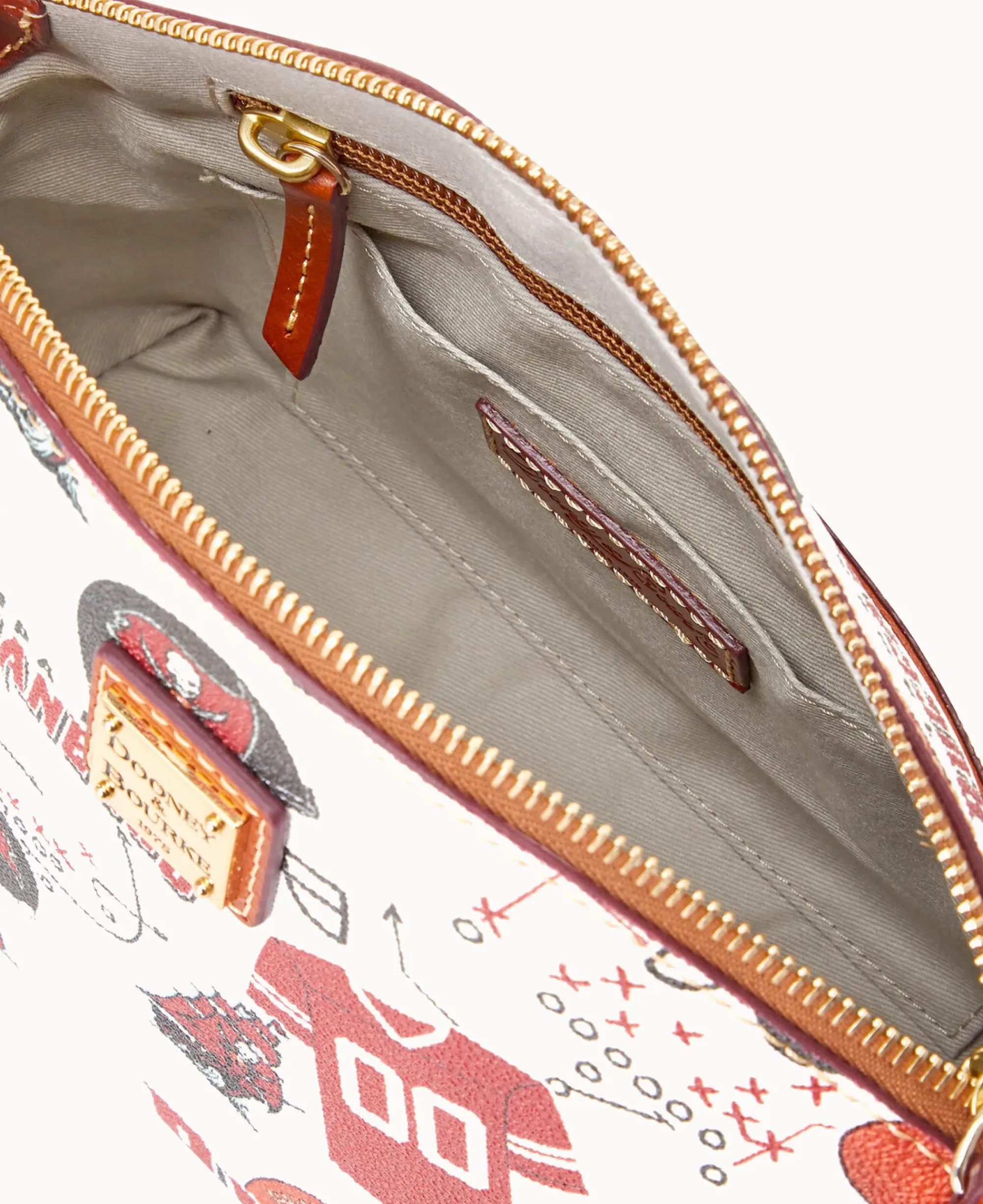 Dooney & Bourke Game Day Ready|Printed Fabric<NFL Suki Crossbody BUCCANEERS