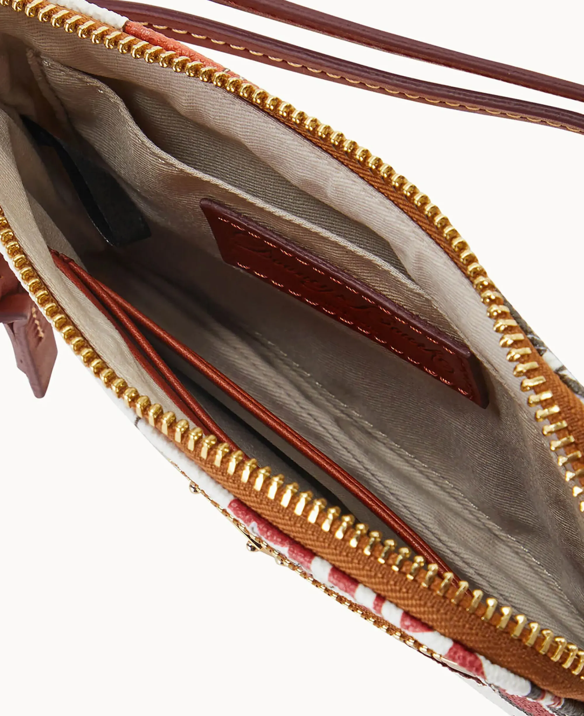 Dooney & Bourke Grab and Go|Wristlets<NFL Zip Around Wristlet Buccaneers