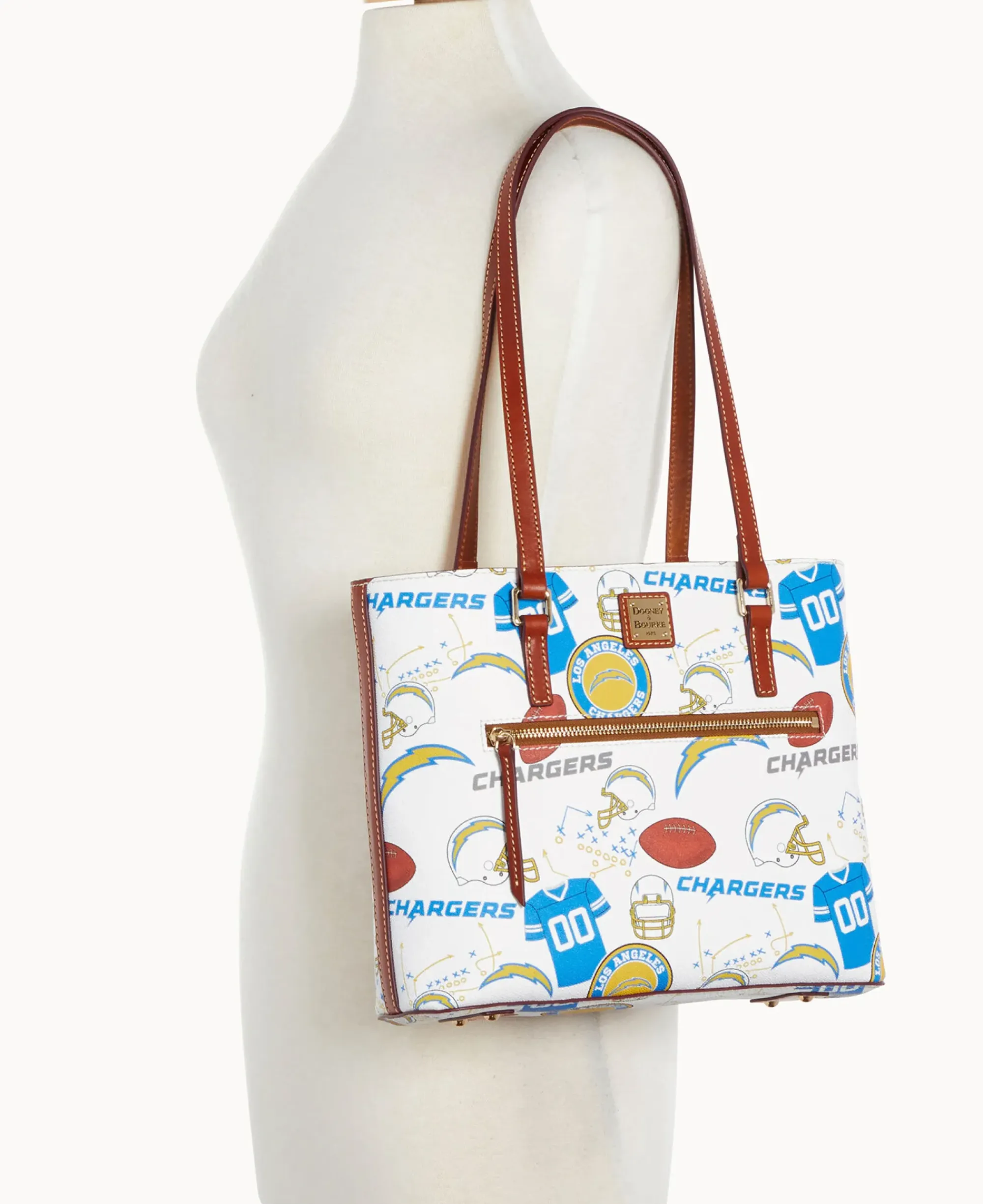 Dooney & Bourke Game Day Ready|Printed Fabric<NFL Shopper CHARGERS