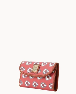 Dooney & Bourke Grab and Go|Clutches<NFL Continental Clutch CHIEFS