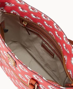Dooney & Bourke Game Day Ready|Printed Fabric<NFL Shopper Chiefs