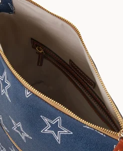Dooney & Bourke Game Day Ready|Printed Fabric<NFL Large Sac Cowboys