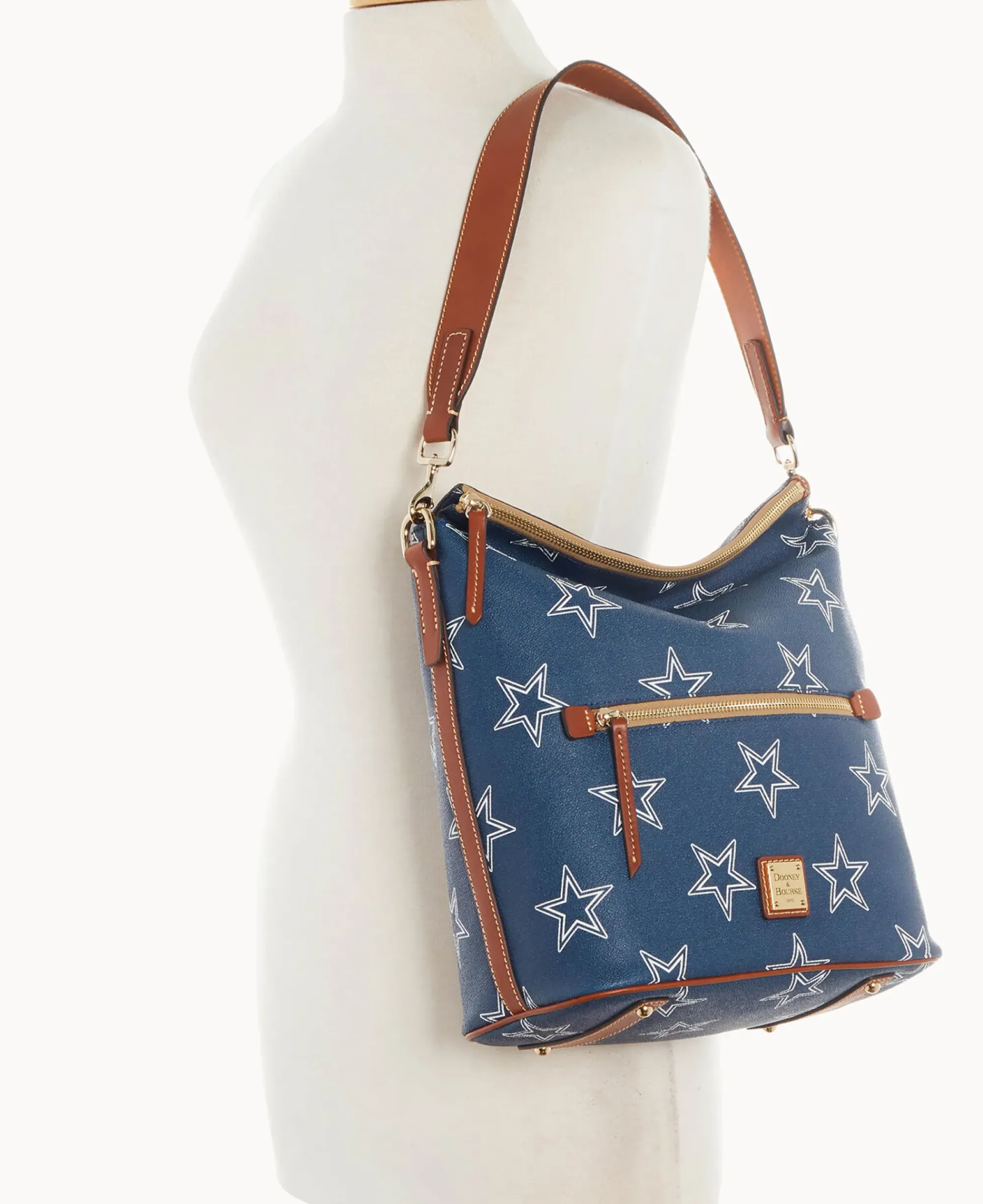 Dooney & Bourke Game Day Ready|Printed Fabric<NFL Large Sac Cowboys
