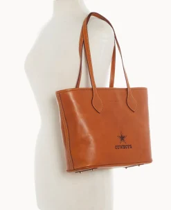 Dooney & Bourke Game Day Ready|Printed Fabric<NFL Tote Cowboys
