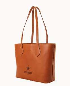 Dooney & Bourke Game Day Ready|Printed Fabric<NFL Tote Cowboys