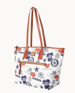 Dooney & Bourke Game Day Ready|Printed Fabric<NFL Tote COWBOYS