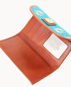 Dooney & Bourke Grab and Go|Clutches<NFL Continental Clutch DOLPHINS