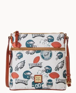 Dooney & Bourke Game Day Ready|Printed Fabric<NFL Crossbody EAGLES