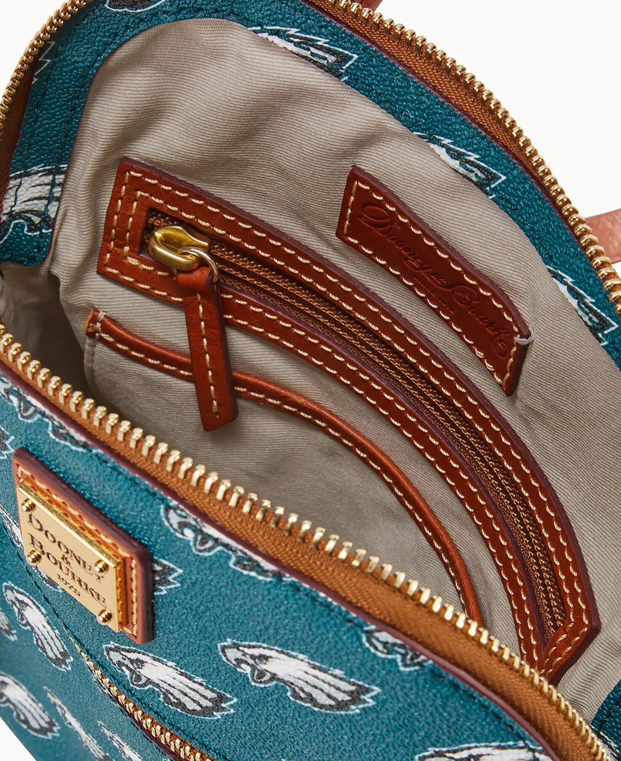 Dooney & Bourke Game Day Ready|Printed Fabric<NFL Small Backpack Eagles