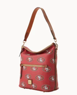 Dooney & Bourke Game Day Ready|Printed Fabric<NFL Large Sac 49ers