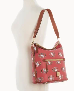 Dooney & Bourke Game Day Ready|Printed Fabric<NFL Large Sac 49ers