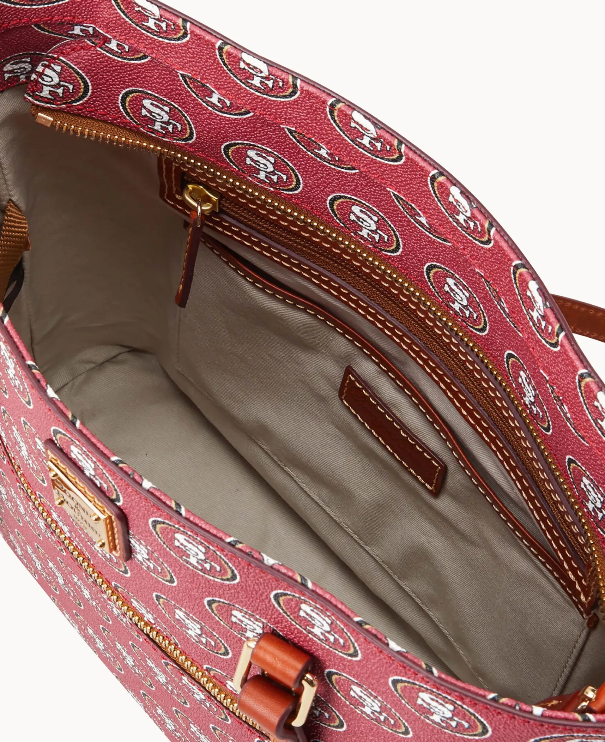 Dooney & Bourke Game Day Ready|Printed Fabric<NFL Shopper 49Ers