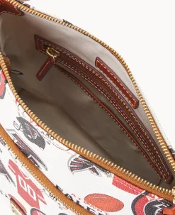 Dooney & Bourke Game Day Ready|Printed Fabric<NFL Crossbody FALCONS