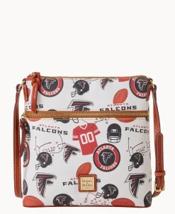 Dooney & Bourke Game Day Ready|Printed Fabric<NFL Crossbody FALCONS