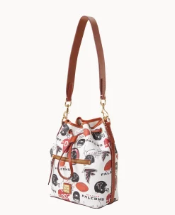Dooney & Bourke Game Day Ready|Printed Fabric<NFL Drawstring FALCONS