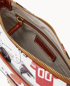 Dooney & Bourke Game Day Ready|Printed Fabric<NFL Ginger Crossbody FALCONS