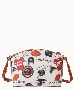 Dooney & Bourke Game Day Ready|Printed Fabric<NFL Suki Crossbody FALCONS