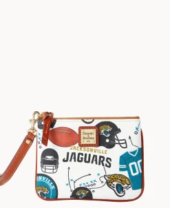 Dooney & Bourke Grab and Go|Wristlets<NFL Stadium Wristlet JAGUARS
