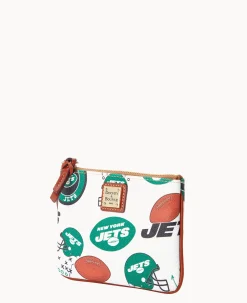 Dooney & Bourke Grab and Go|Wristlets<NFL Stadium Wristlet JETS