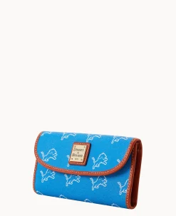 Dooney & Bourke Grab and Go|Clutches<NFL Continental Clutch LIONS