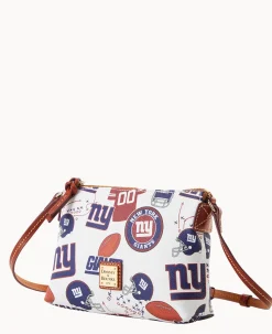Dooney & Bourke Game Day Ready|Printed Fabric<NFL NY Crossbody Pouchette GIANTS