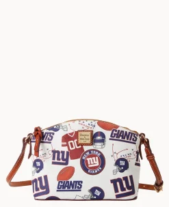 Dooney & Bourke Game Day Ready|Printed Fabric<NFL NY Suki Crossbody Giants