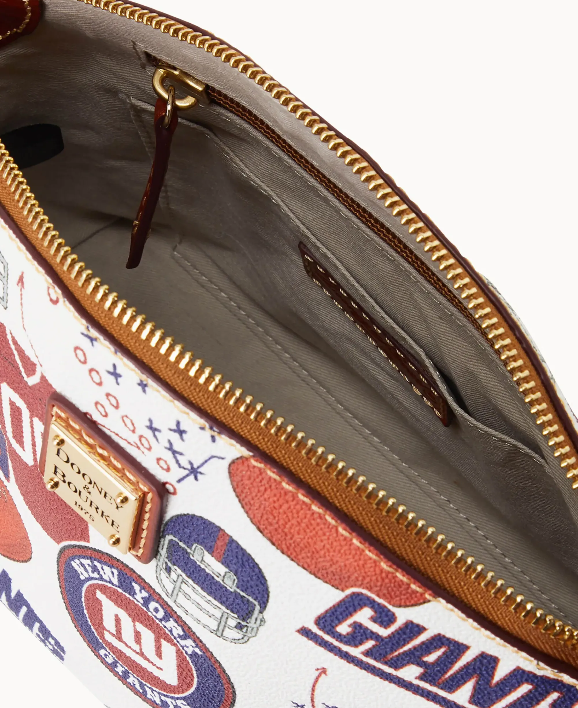 Dooney & Bourke Game Day Ready|Printed Fabric<NFL NY Suki Crossbody Giants