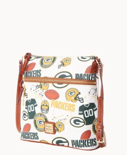 Dooney & Bourke Game Day Ready|Printed Fabric<NFL Crossbody PACKERS