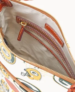 Dooney & Bourke Game Day Ready|Printed Fabric<NFL Crossbody PACKERS