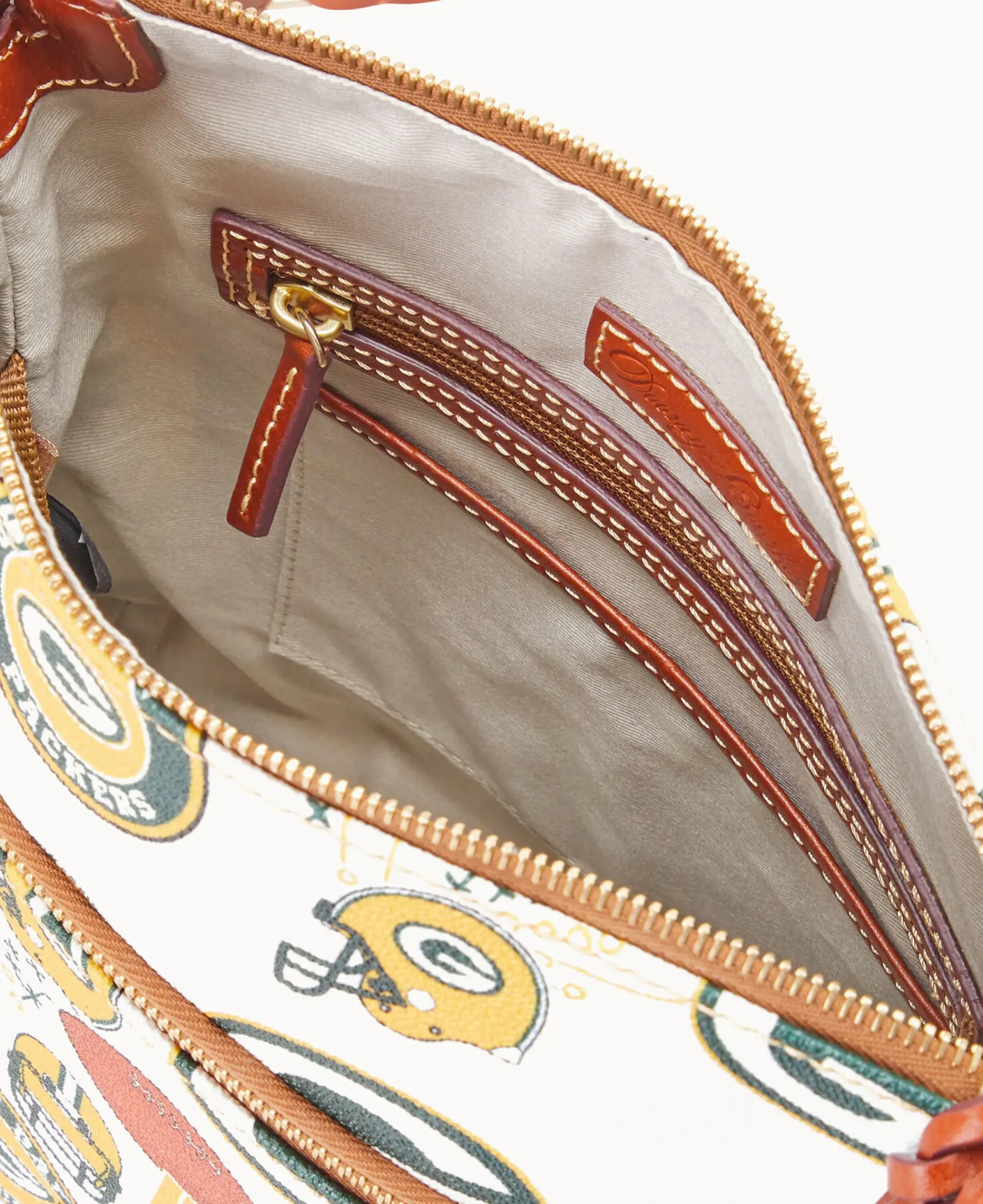 Dooney & Bourke Game Day Ready|Printed Fabric<NFL Crossbody PACKERS