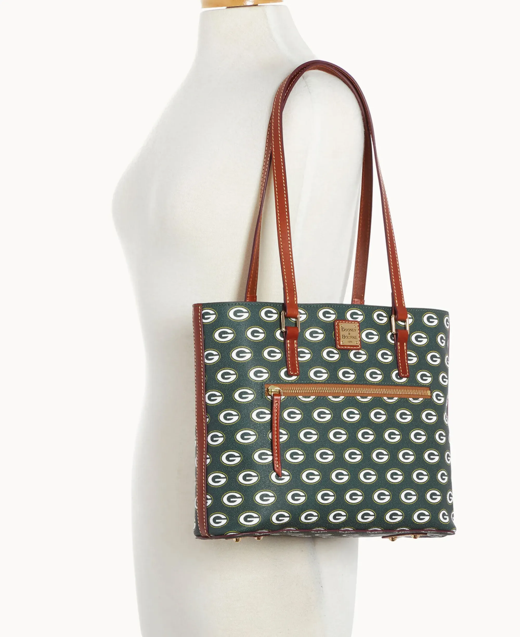 Dooney & Bourke Game Day Ready|Printed Fabric<NFL Shopper PACKERS