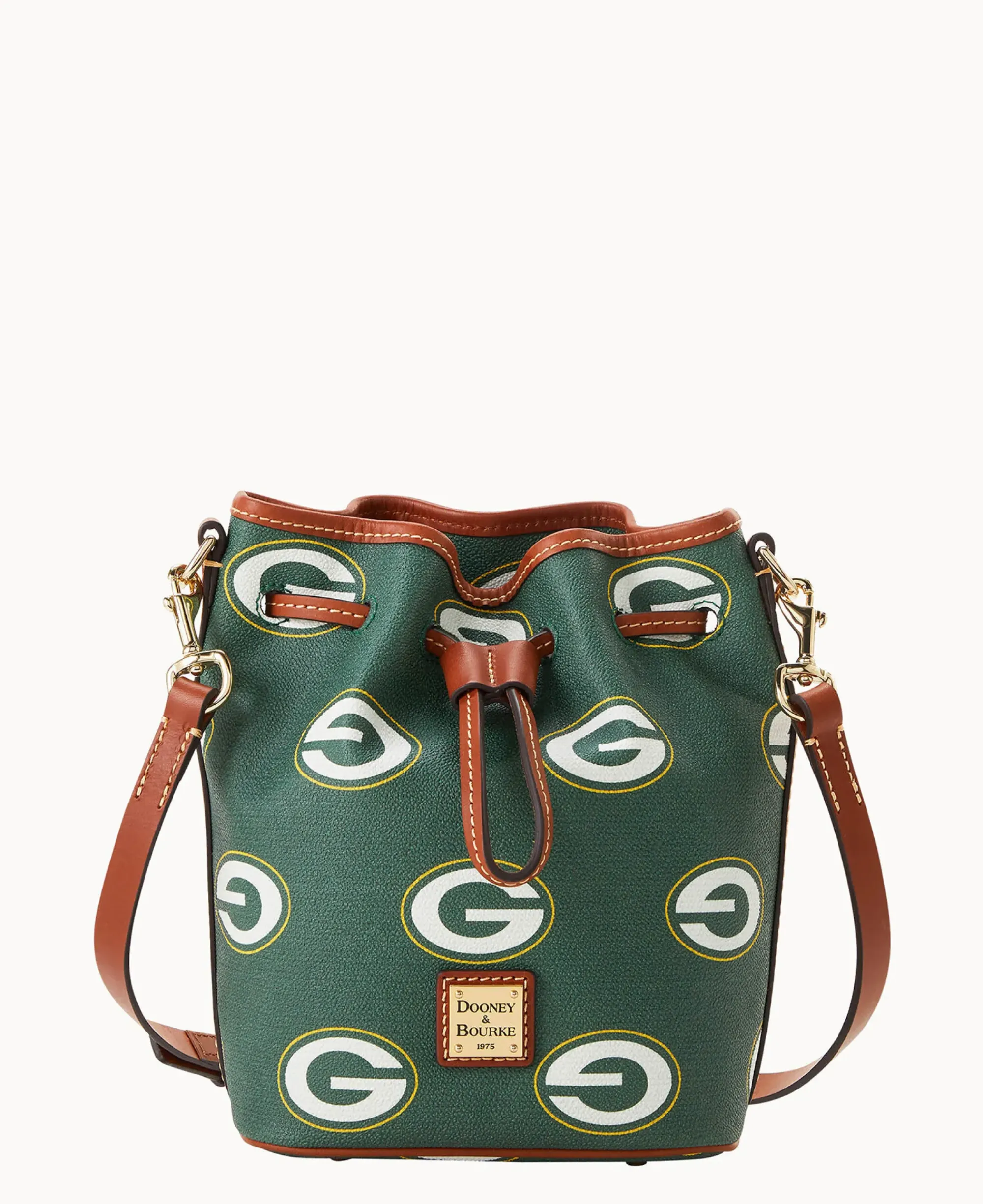 Dooney & Bourke Game Day Ready|Printed Fabric<NFL Small Drawstring Packers